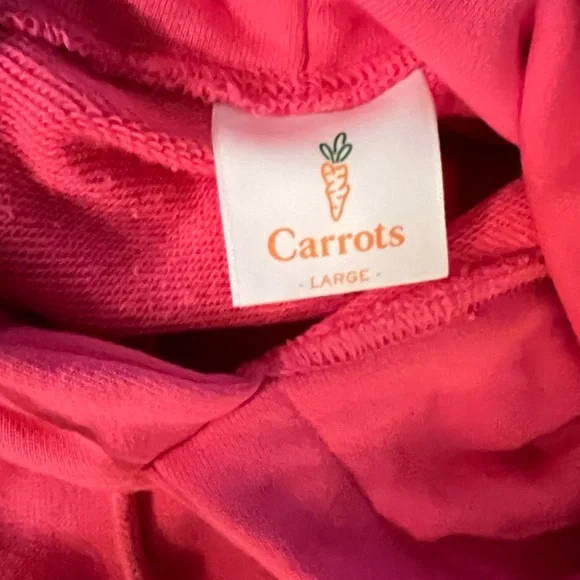 Carrots 🥕 hoodie Sz L. MAKE REASONABLE OFFERS!!! - Picture 3 of 3